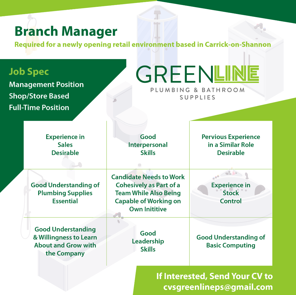 Carrick-on-Shannon Branch Manager