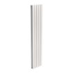 Piatto Vertical Flat Tube Designer Radiator | 1800mm x 380mm | Double Panel | White