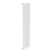 Piatto Vertical Flat Tube Designer Radiator | 1800mm x 376mm | Single Panel | White