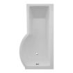 P-Shaped Single Ended Bath with Bath Panel & Bath Screen - Right  Hand (1700mm x 900mm) 