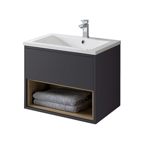 Lucca Wall Hung Vanity Unit Anthracite