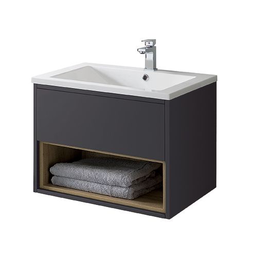 Lucca Wall Hung Vanity Unit Anthracite