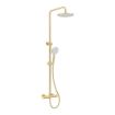 Alita Rain Thermostatic Shower Kit | Brushed Gold