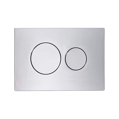 Tavistock Circle Dual Flush Plate | Chrome