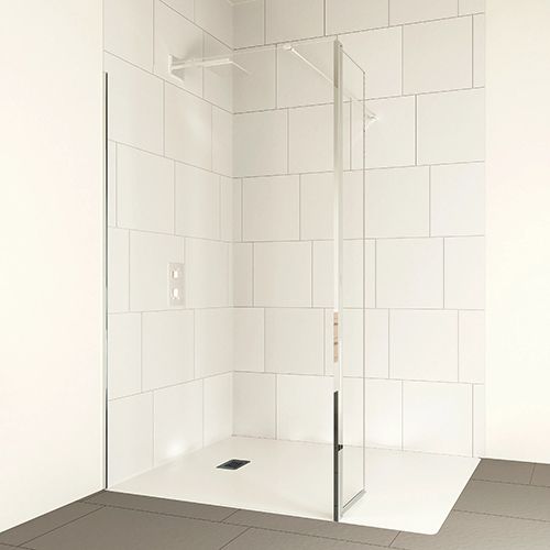 VERVE Wetroom Panel (1200mm) - Silver