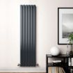 Affinity Vertical Radiator (1800 x 462mm) - Double - Anthracite