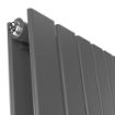 Affinity Vertical Radiator (1800 x 462mm) - Double - Anthracite