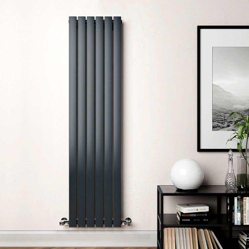 Affinity Vertical Radiator (1800 x 462mm) - Single - Anthracite