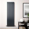 Affinity Vertical Radiator (1800 x 539mm) - Single - Anthracite