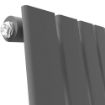 Affinity Vertical Radiator (1800 x 616mm) - Single - Anthracite