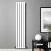 Affinity Vertical Radiator (2000 x 385mm) - Double - White