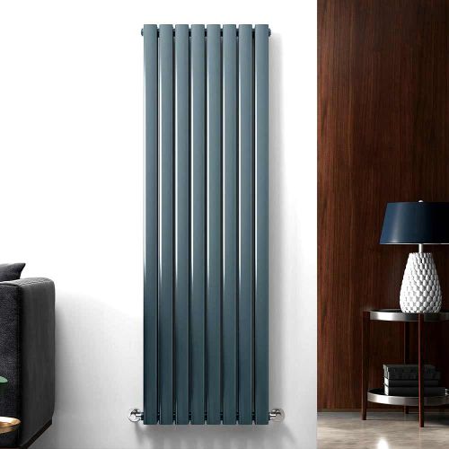 Nika Vertical Radiator (1800 x 560mm) - Double - Anthracite