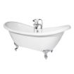 Traditional Style Double Slipper Bath | 1750 x 730mm