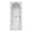 Clover Double Ended 12 Jet Whirlpool Bath | 1700 x 750mm