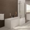 L-Shaped Single Ended Bath | Right Hand | 1700 x 850mm