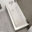 Pacific Single Ended 8 Jet Whirlpool Bath | (1700mm x 750mm)