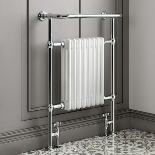 Knightsbridge Traditional Heated Towel Rail | 940 x 630mm