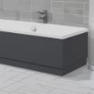 Scandinavian Bath Panel | End (750mm) | Midnight Grey