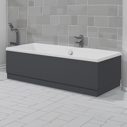 Scandinavian Bath Panel | Front (1700mm) | Midnight Grey