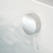 Round Bath Filler & Waste | Chrome