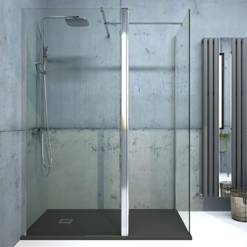 Aspect Wetroom Panel  | 1000mm | Chrome