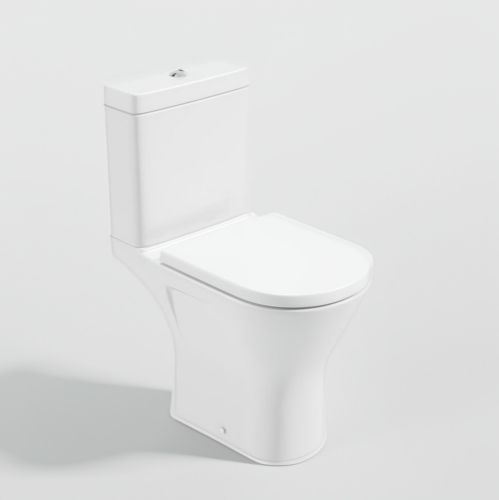 Sonas | Scala Comfort Height Close Coupled Open Back WC & Delta Seat
