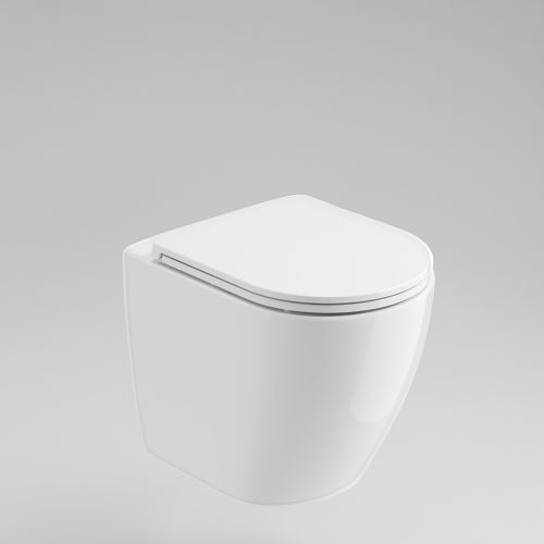 Avanti Back To Wall Rimless WC & Seat | Ceramic White