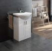 Bristol Floor Standing Vanity Unit | 650mm | White