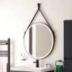 Sonas | Astrid Style Illuminated Round Mirror | 800mm | Rope Feature