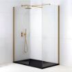 Aspect | Wetroom Panel | 900mm | Brushed Gold