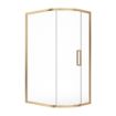 Aspect | Offset Quadrant One Door | 1200x800mm | Gold