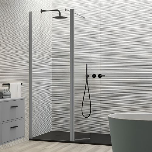 Aspect | Wetroom Panel | 600mm | Arctic Grey