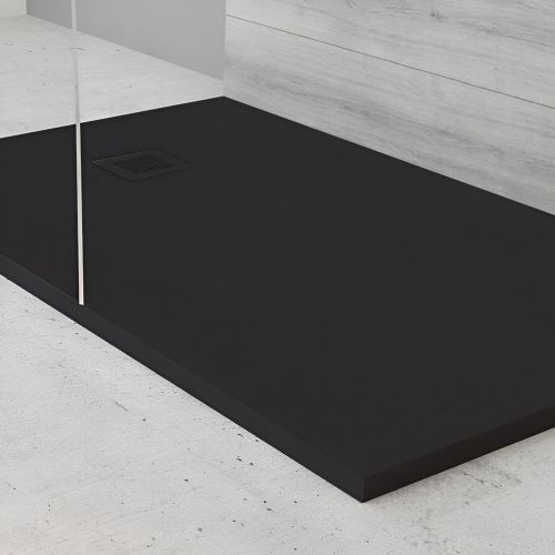 Slate Shower Tray | Rectangle | 1000x900mm | Black