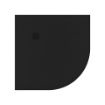 Slate Shower Tray | Quadrant | 900x900mm | Black