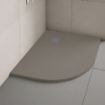 Slate Shower Tray | Off Quad | LH | 1200x800mm | Taupe
