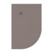 Slate Shower Tray | Off Quad | LH | 1200x800mm | Taupe