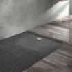 Lusino 3D Effect Shower Tray | Rectangle | 1400x800mm | Slate