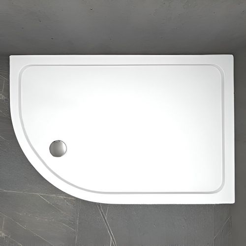 Kudos KStone Shower Tray | Offset Quadrant | LH | 900x760mm