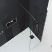 Flair AYO | 8mm Wetroom Kit | Clear Glass | 1100mm | Black